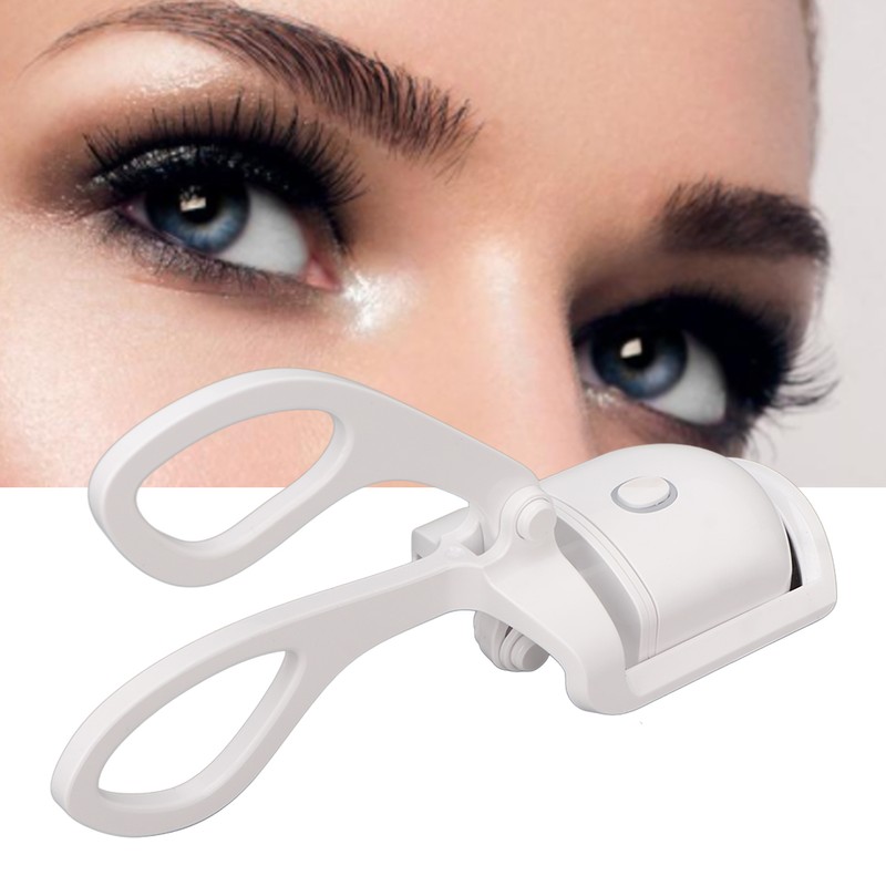 Electric Eyelash Curler Mini Portable USB Rechargeable Temperature Control Long