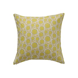 DDintex FLORET LONDON Cushion Cover Hello Sunshine Yellow 45x45cm [With Liberty Print]