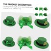 Healvian 6pcs Green St. Patrick's Day Hairpin Irish Festival Headband