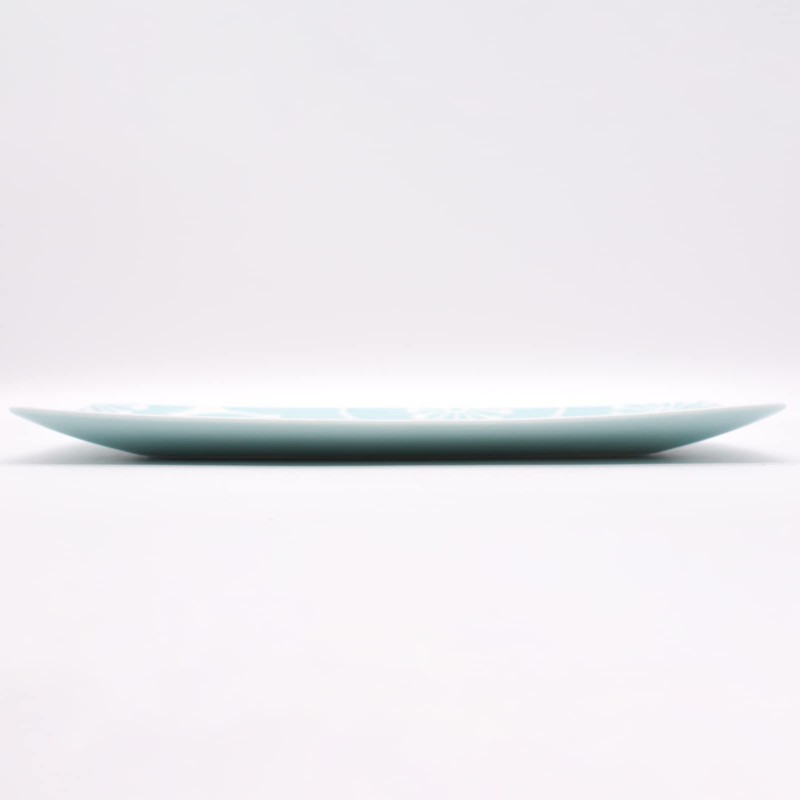 Hasamiyaki 18087 "Hafuri" Long Plate Long Square Plate Grilled Dish,