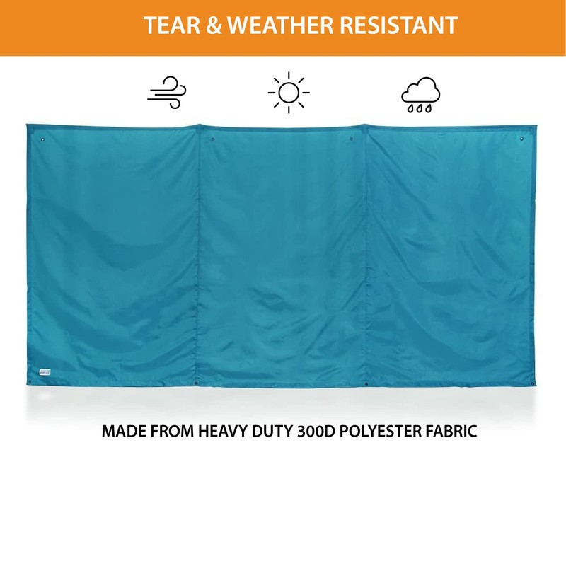 WallUp The Instant Outdoor Privacy Product, Versatile Privacy Tent, Works