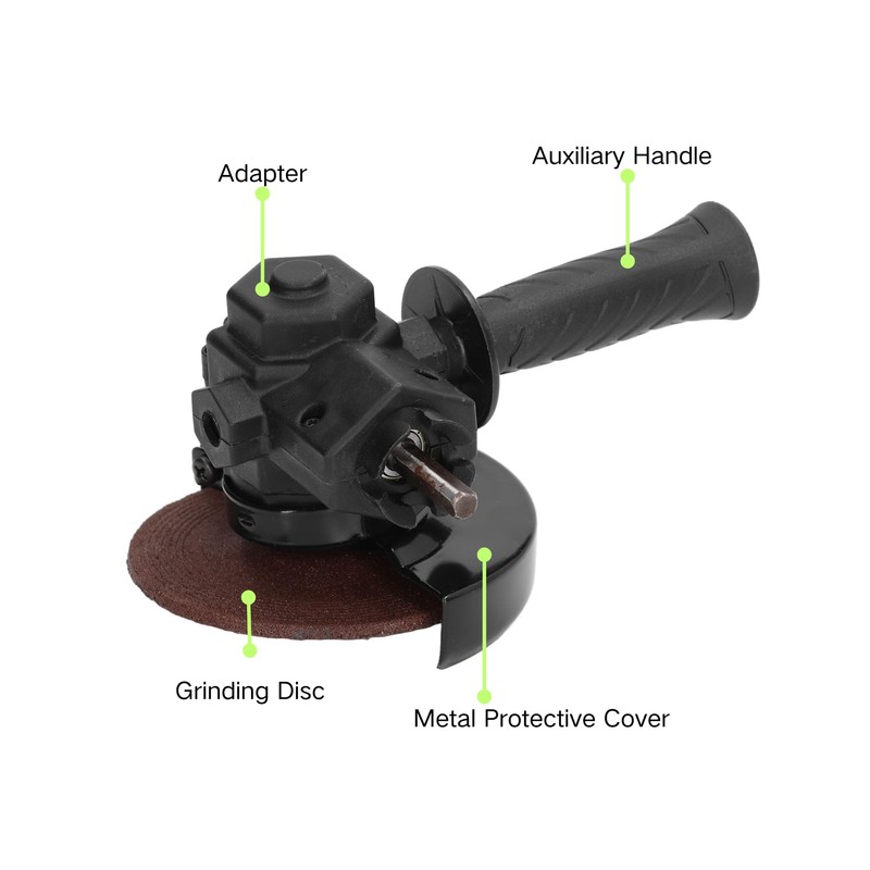 Drill to Angle Grinder Adapter, Drill Grinder Adapter Converter Cutting