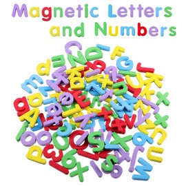 Magnetic Letters and Numbers, Pack of 108 Magnetic Letters for Children, Magnetic Alphabet and Numbers for Magnetic Board and Refrigerator, for ABC Educational Games, Spelling, Reading and Practice