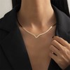 Inateannal Snake Herringbone Necklaces Choker Gold Flat Snake Choker Necklace