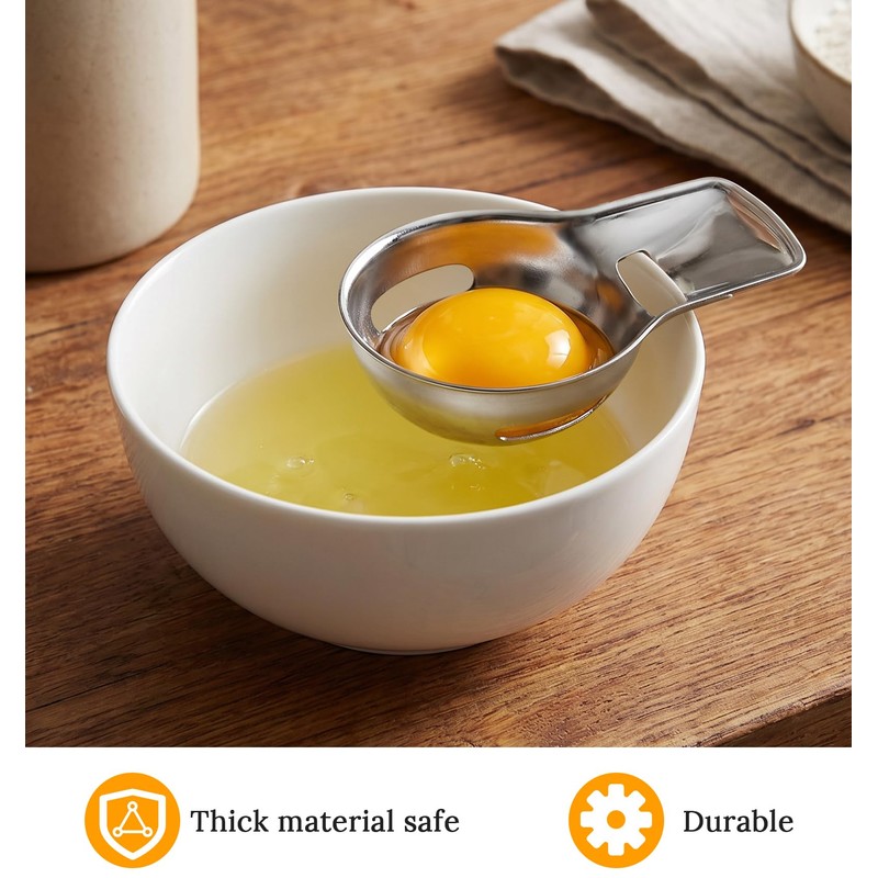 Egg Separator for Raw Eggs, Eggs Separators Tool Food Grade