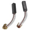 vhbw 2 x Carbon Brushes Motor Carbon Abrasive Carbon 4