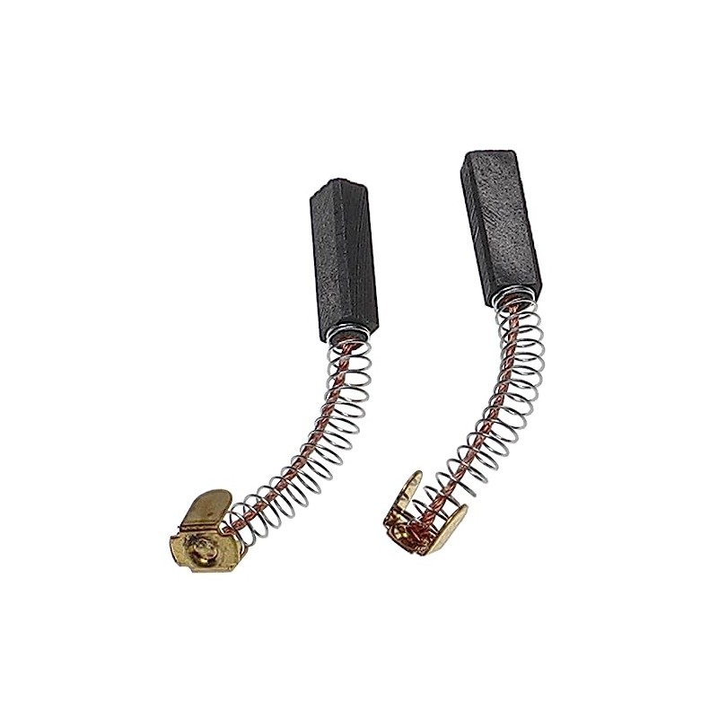 vhbw 2 x Carbon Brushes Motor Carbon Abrasive Carbon 4