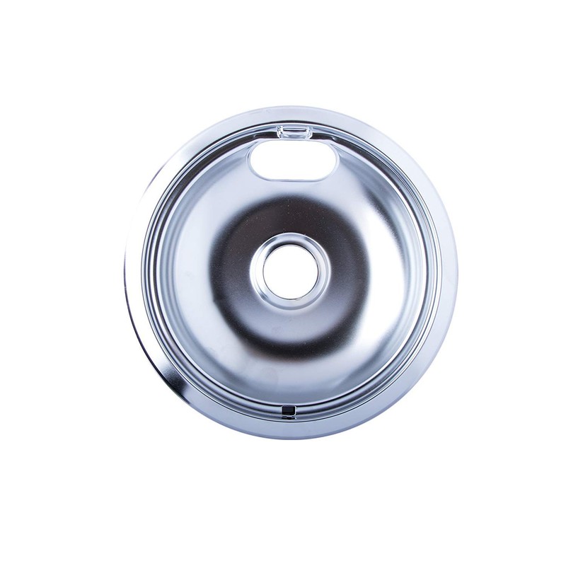 Range Kleen 10124XN Style A 4-Pack Drip Pans, Chrome