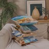 Wilproo Easter Spring Throw Pillow Covers, Rabbit Egg Bunny Throw