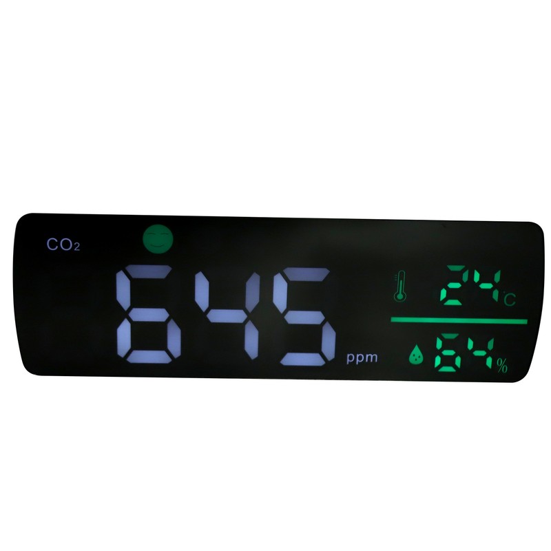 CO2 Monitor High Accuracy Far Infrared Sensor 2000MAH Battery Temperature