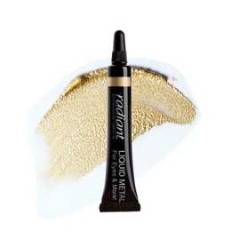 Radiant Professional Liquid Metal Eyeshadow For Eyes & Lips, Waterproof Liquid Shadow for Intense Color & Long Lasting Effect, Fast Drying Smudge Proof Metallic Pigment, 0.23 ounces (16)