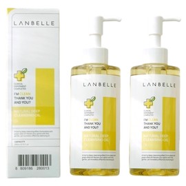 Langbel Lanbelle Residue Zero Oil Hypoallergenic Deep 2 x Natural Cleansing 200ml / 랑벨 잔여물제로 오일 저자극 딥 2개 내츄럴 클렌징 200ml