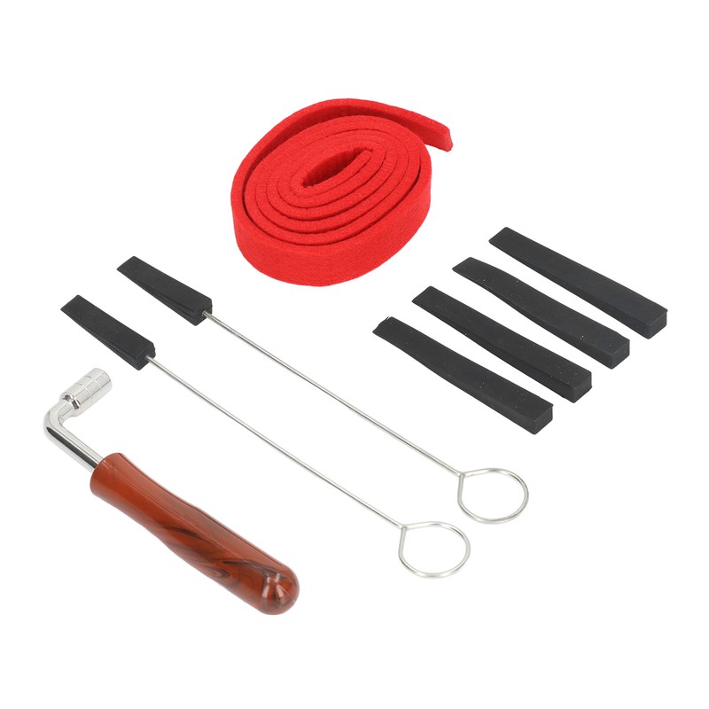 Piano Tuning Tool Temperament Strip Tuner Spanner Silicone Forks Mute