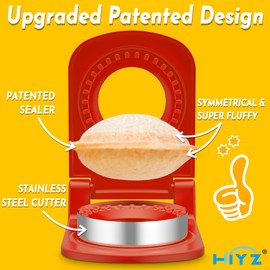 HiYZ Sandwich Cutter and Sealer - Stainless Steel Decruster Sandwich Maker - Peanut Butter and Jelly Crustless Sandwich Bread Pancake Maker Cookie Cutter for Kids Children Boys Girls