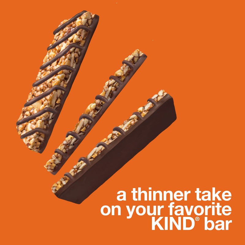 KIND Thins Snack Bar, Variety Pack, Dark Chocolate Nuts &