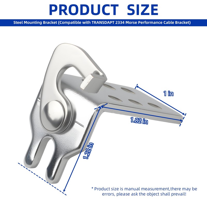 2334 Cable Bracket, Compatible with TRANSDAPT Morse Performance Cable Bracket,