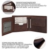 Marc Peter Oslo Men's Brown Leather Wallet with RFID Protection,