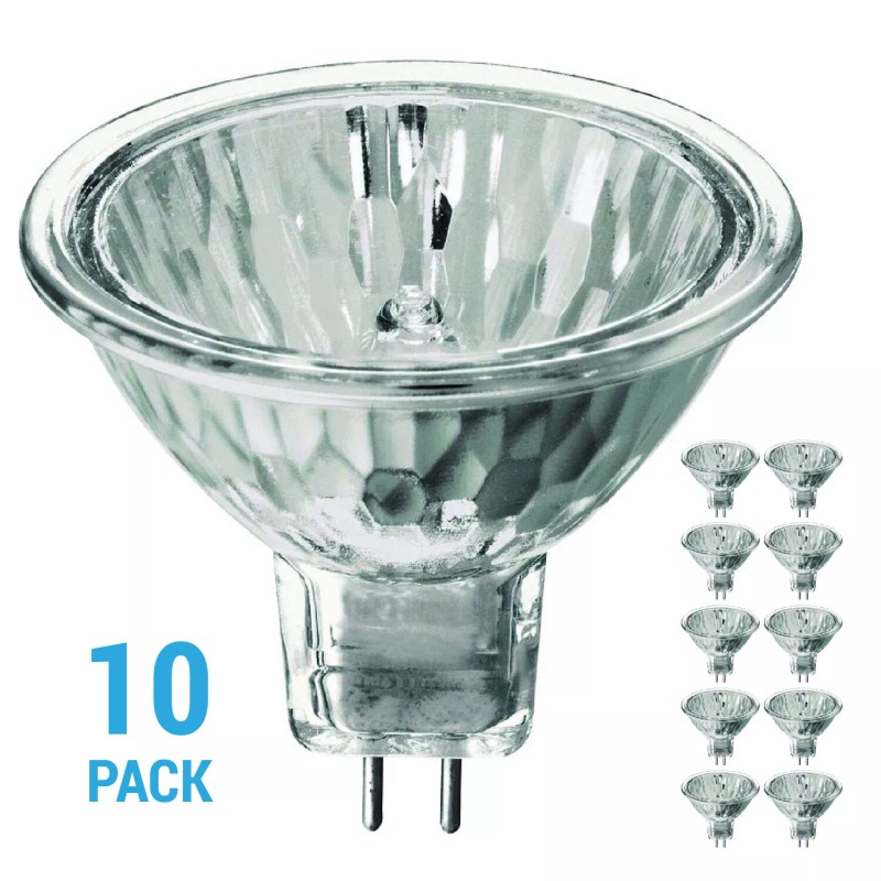 KOR 10 Pack 20MR16 Bulb BAB 20W 12V FL MR16