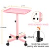 JOSTZHXIN Salon Tray, Height Adjustable Salon SPA Service Tray, Hairstylist
