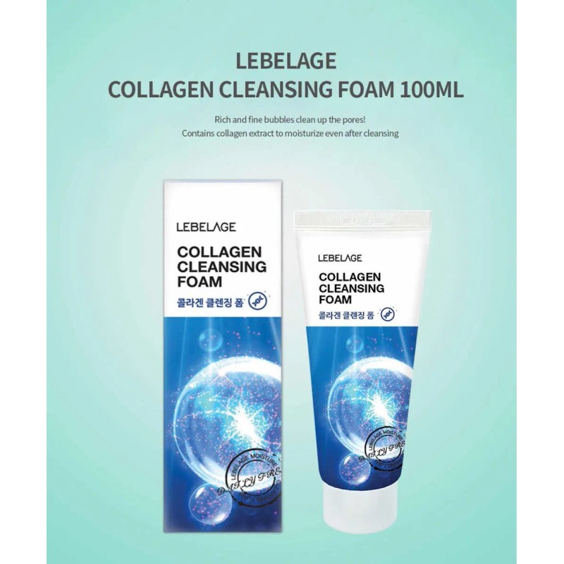 Espuma De Limpiadora Facial Anti-arrugas De Colágeno