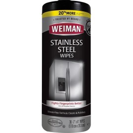 Weiman Products Stainless Steel Wipes 30 Count (Pack of 1)