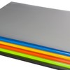 eco-eco A4 50% Recycled Bag 5 Easy Slide Files, Coloured