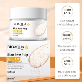 Set De Skincare Para El Cuidado De La Piel | Set Rice Raw Pulp 6 Unidades Skincare Aplicacion De Dia y Noche Piel Mixta Cuidado Facial Humectante Extracto Arroz Suaviza y Reparadora Piel Elimina Manchas Blanquea Rutina Completa Skin-Care