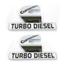 Yoaoo 2Pack Compatible with Cummins Turbo Emblem Badge High Output
