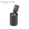 CoCud Universal Joint Socket, 1/2" Drive, CR-V Black Phosphate Ball