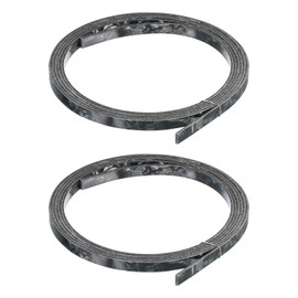 sourcing map Plastic Binding Purfling Strip 1650x6x1.5mm Guitar Binding Edge Trim for Acoustic Classical Guitar Black White 2 Pack