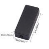 Zulkit 5Pcs Project Boxes ABS Plastic Electrical Project Case Power