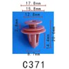 Panel (Trim) Clips Rivets Fits Toyota GM General Motors Fits