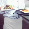 ARBINSON Long Server Apron with 2 Pockets, Extra Long Tie,