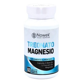 Memoria, L-treonato De Magnesio - 60 Cáps 500 Mg  Nowek                                                                                               