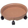 Pot Plate with Wheels 340 Brown
