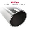 Upower Universal Diesel Trucks Car Exhaust Tip 4 Inch Inlet