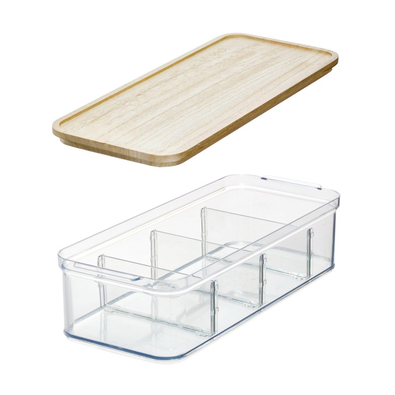 iDesign Recycled Plastic Dividers, 3 Pack, The Rosanna Pansino Collection