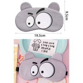 YFFSFDC Eye Mask, Sleeping Eye Mask, Blindfold, Sleep Goods, Light Blocking, Lightweight, Breathable, Perfect for Napping & Traveling, 4 Colors