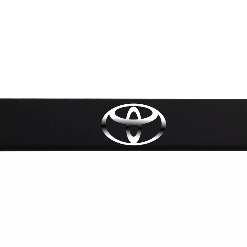 KA Laser Engraved Fit Toyota Mirror Matte Black License Plate