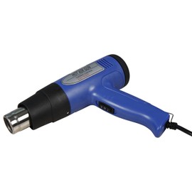 MC Power Hot Air Gun, 1,500 W, 500 °C, Professional Heat Gun for Heat Shrink Tubing, Paint Removal, Soldering, Craft Projects, 230 V, 50 Hz