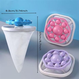 Pet Hair Remover Washing Machine, Washing Machine Filter Bag Hair Catcher Dog Hair Cat Hair Removal Washing Machine Lint Catcher Reusable Hair Filter Bag Floating Hair Filtering Mesh Removal