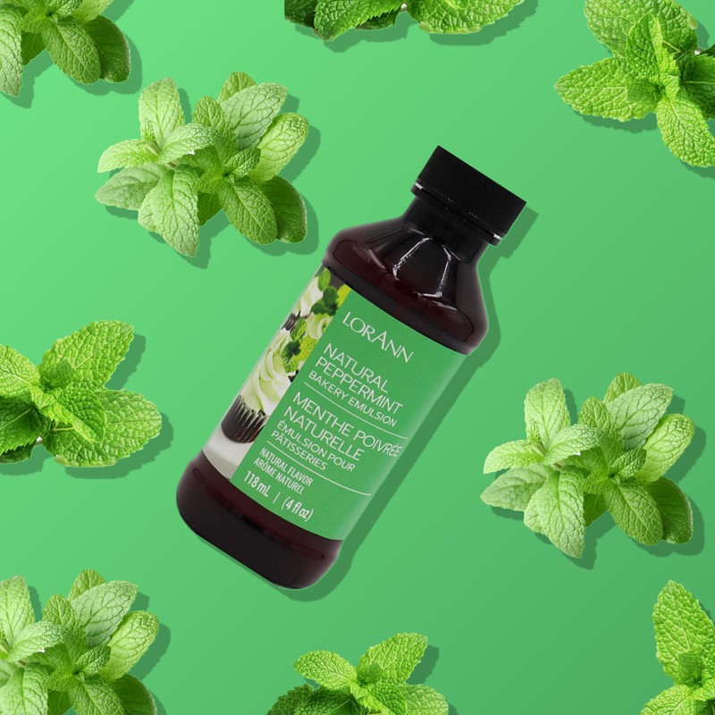 LorAnn Bakery Emulsions (Peppermint, 4 Fl Oz (Pack of 1))