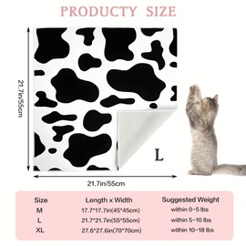 JOOYAR Cat Grooming Wrap Cat Wrap for Cutting Nails Cat Restraint for Nail Clipping to Anti-Runaway/Scratch/Bitten Self-Adherent Soft Cat Swaddle Wrap for Calming & Holding Cat