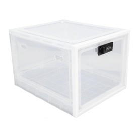 Contenedor Seguro Cerrado Caja con Cerradura para refrigerador: Gabinete de Almacenamiento de Alimentos con Cerradura Multifuncional, Plástico de Grad