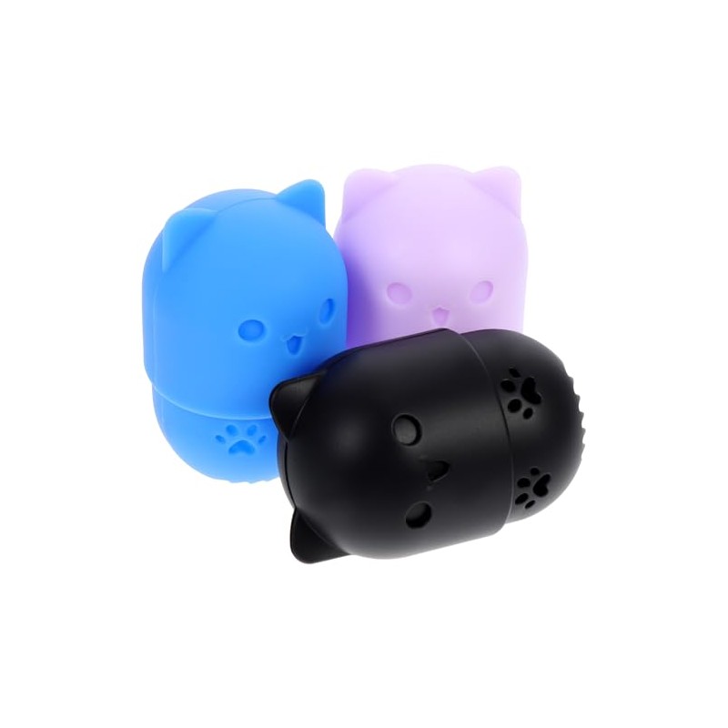 Toyvian Soportes de Silicona para Esponjas de Maquillaje 3piezas