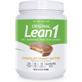 Lean1 Meal Replacement Protein Powder, Chocolate Peanut Butter Flavor, 15-Serving Tub.