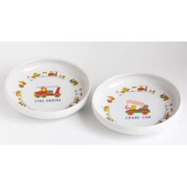 Pottery House, Easy to Scoop, 2 Pieces, Walk Car, White, 6.7 inches (17 cm)