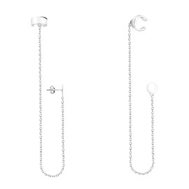 SOFIA MILANI - Women's Earrings 925 Silver - Circle Earrings, Sterling silver