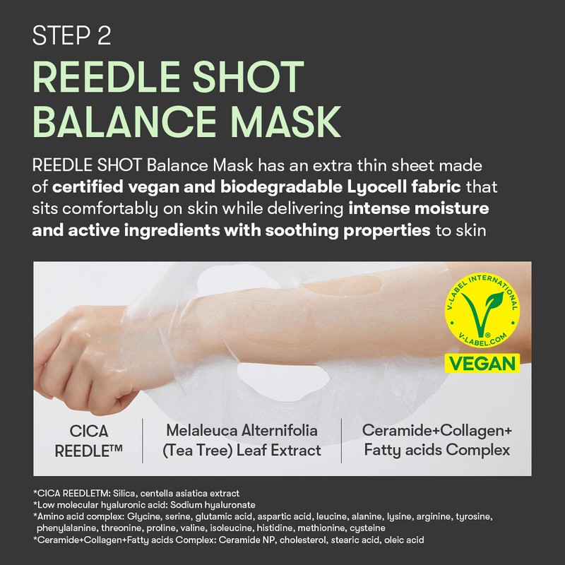 VT Cosmetics [VT Cosmetics]Reedle Shot 100 2-Step Mask (1ea)