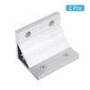 uxcell 2Pcs 90 Degree Angle Aluminum Profile Corner Brackets, Corner